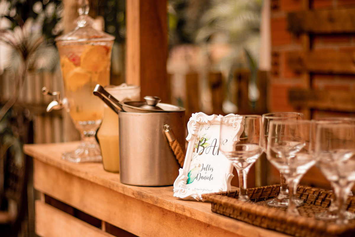 Hire a wedding bartender to serve wine and cocktails at your reception